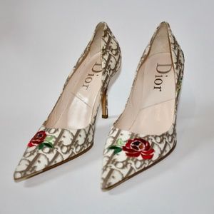 Dior Embroided Pumps 39.5